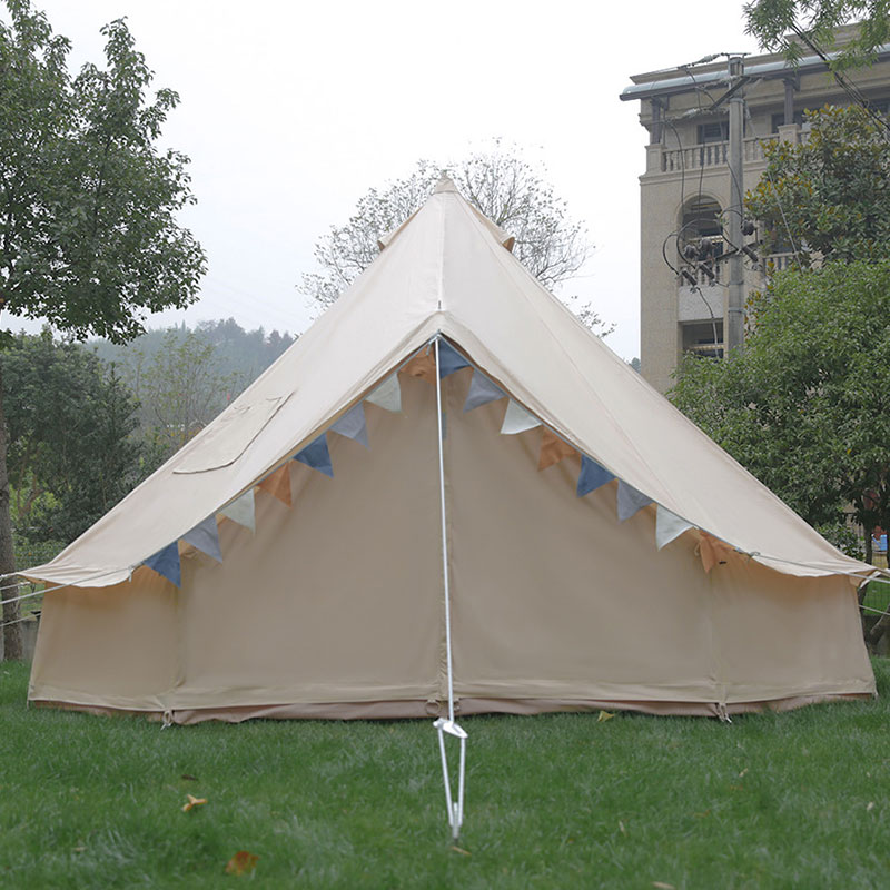 4m bell tent glamping(with stock jack) glam camp