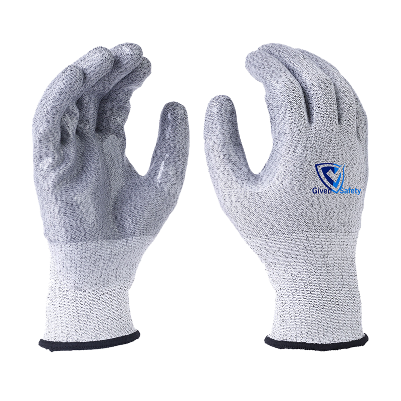 Silicone coated gloves