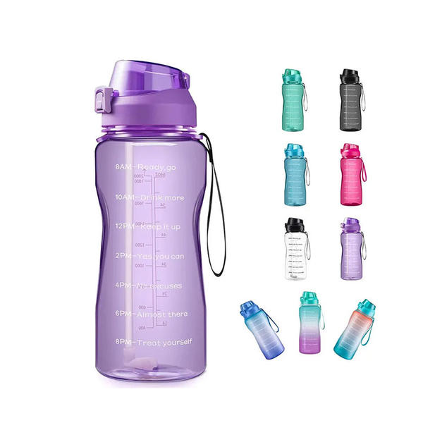 High -quality BPA plastic fitness bottle with custom logo