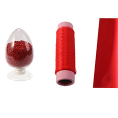 Polyester solution dye fabric